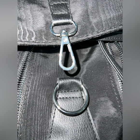 BRAND NEW Rampage mini-backpack, black - idk why it looks like a wavy design!! - Picture 7 of 8